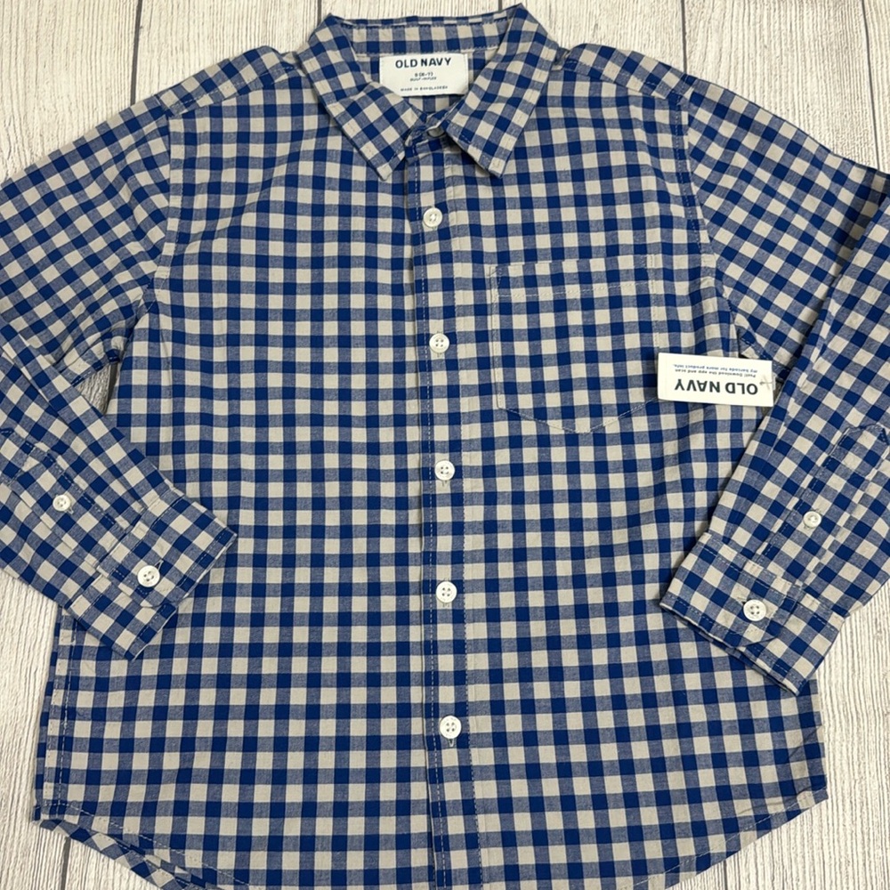 Old Navy Boys Long sleeve Button Down Shirt